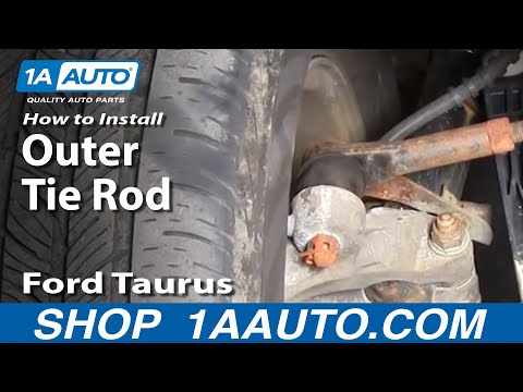 How To Install Replace Steering Outer Tie Rod End Ford Taurus Mercury Sable 96-06 1AAuto.com