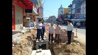 Chủ tịch UBND thành phố kiểm tra tiến độ thi công công trình chỉnh trang tuyến phố Quang Trung