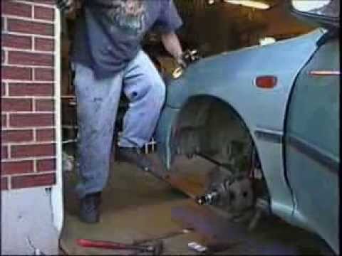 how to remove drive axle hub nut