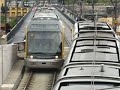 Metro do Porto line D. One train coming from... Metro do Porto line D. One train coming from...