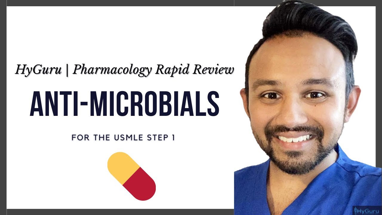 USMLE Step 1 Pharmacology - Anti-Microbials