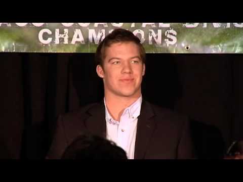 Pressley - Interview of James Hurst, Kareem Martin, Bryn Renner, Tre Boston, and Eric Ebron at the 2013 Signing Day Live Party. Blue Zone Kenan Stadium Chapel Hill, Nor...