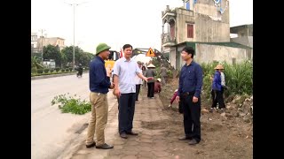 Đồng chí Phạm Tuấn Đạt, Phó Chủ tịch UBND thành phố kiểm tra ra quân đảm bảo VSMT