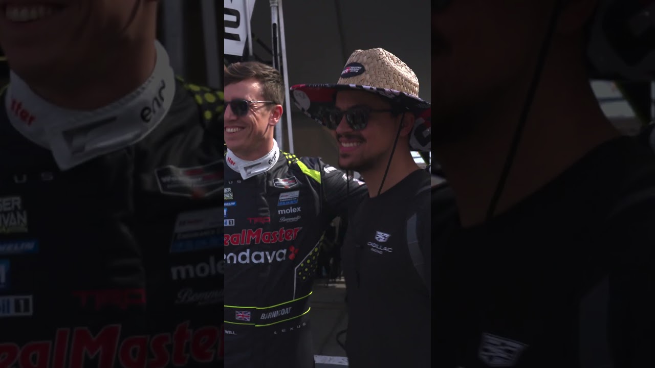 Hot Mic with Vasser Sullivan driver Ben Barnicoat at the 2026 Rolex 24 At Daytona!