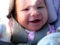 Victoria enjoying a car ride