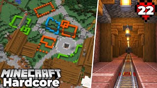 Planning the Final Village Buildings in Minecraft 1.16 Hardcore Survival