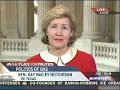 U.S. Sen. Kay Bailey Hutchison of Texas discusses gas prices