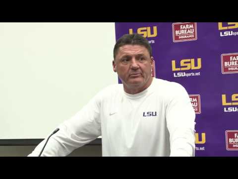 Video: Full Ed Orgeron Press Conference From Oct. 20th