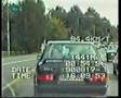 Police chase Mercedes 190