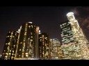 Westin-Bonaventure, U.S. Bank Tower, night time-lapse, Los Angeles