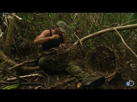 dual - Survivalist Joe Teti fashions a a crab trap using the natural resources of Sri Lanka's mangrove swamps. Will his home made contraption pay off with a well-deserved meal? | For more Dual Survival,...