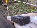 Roda d'água com motor de gravador