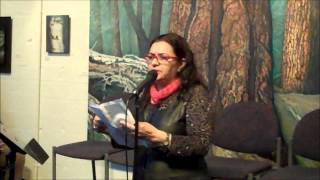 Mahnaz Badihian reading at Overthrowing Capitalism event
