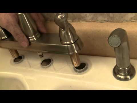 how to change kitchen faucet