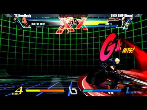 capcom - UMVC3 - Next Level Battle Circuit #19 Tournament Part 8 Players Featured: Loud Zeus - EMP Sanford Kelly - EMP Dieminion - AGE NYChrisG - AGE NYC Fab - EMP CD...