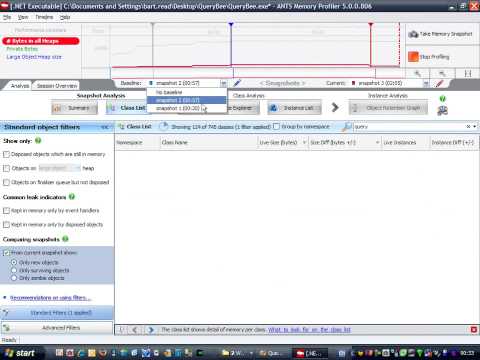 how to check memory leak in c#.net