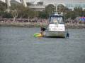 Red Bull Air Races: pylon hit, skydivers, chopper stunts