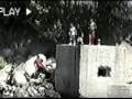 Jump off a GIANT cement block in the River