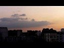 Timelapse Paris sunset roofs 3