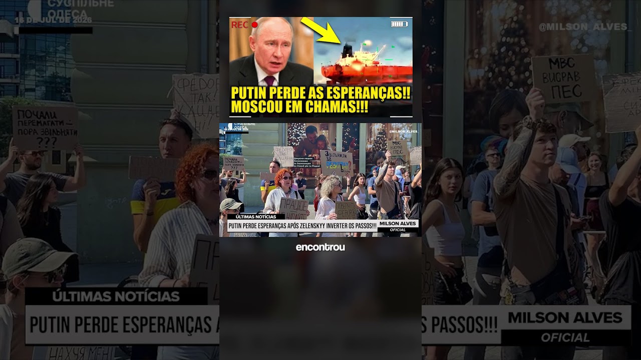 Putin PERDE ESPERANÇAS após Zelenskyy INVERTER OS PASSOS!!!