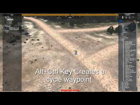 how to set waypoints in arma 3