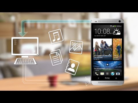 how to sync pictures from htc one x
