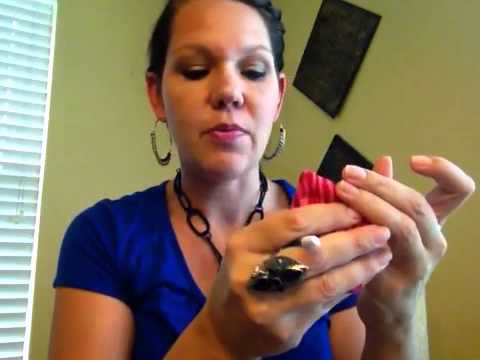 how to apply jamberry nails with rice bag