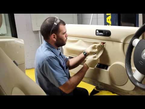 how to remove vw beetle door panel