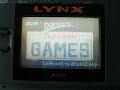 Atari Lynx Playing California Games Cartridge Atari Lynx Playing California Games Cartridge