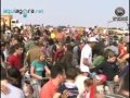 فروپاشی سکوی تماشاچیان مسابقه اتومبیلرانی در برزیل