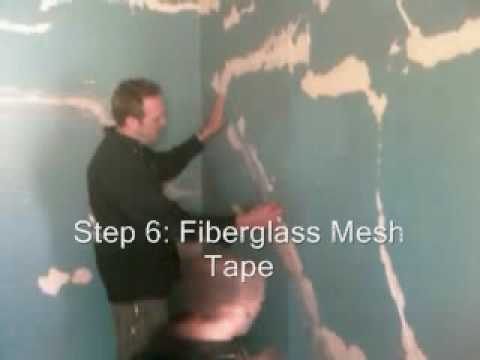 plaster repair - Zack and Mac of Z Painting Studio discuss materials, preparation, and procedure for dealing with the unsightly cracks that can appear in plaster walls over t...