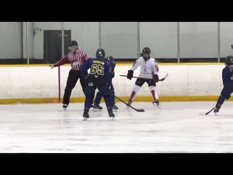 Jaiden Auger #9 Navy Blue Goal ( HSL Vancouver Whales u15AAA v HSL Sharpshooters U15AAA