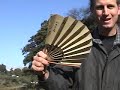 Large Japan Kabuki Theatre Fan - Nihon Buyo Dance Sensu