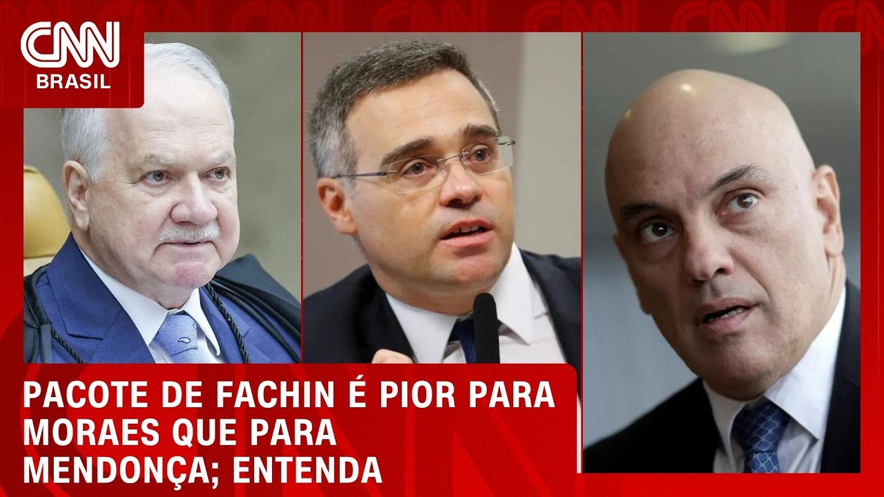 Pacote de Fachin é pior para Moraes do que para Mendonça; veja análise | CNN PRIME TIME