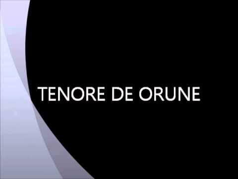 tENORE DE ORUNE A BOCHE E BALLU