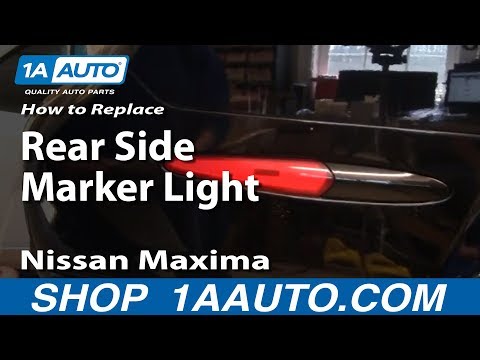 How To Replace Install rear Side Marker Light 2000-03 Nissan Maxima