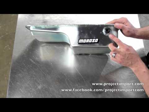 how to tap b series oil pan