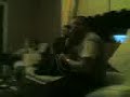 The lads on a drunken night play singstar on ps2