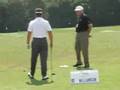 2008-08-28 | Jay Williamson with Lynn Blake ~> PGA Tour player Jay Williamson with Lynn Blake on the practice range at the Ridgewood County Club during the first leg of ... (01:23)