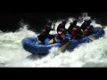 Whitewater Rafting India into the WALL on the ...
