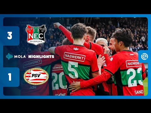 NEC Eendracht Combinatie Nijmegen 3-1 PSV Philips Sport Vereniging Eindhoven
