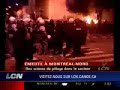 Suite à un incident entre la police et 3 jeunes qui avait causé la mort d'un jeune de 18 ans d'origine Latino-Américain, certains jeunes de Montréal-Nord on manifester et ça s'est transformé en émeute.After a conflict between two cops and 3 teenagers that caused the death of a young 18 years old Latino-American guy, some people of Montreal-North started a manifestation that turned into a Riot.