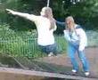 larysa & beckeeb on tha zipwire