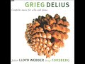 delius romance for cello and piano. an early work which lloyd webber premiered at the 1976 helsinki festival.