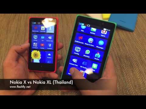 Nokia XL vs Nokia X (Thailand)