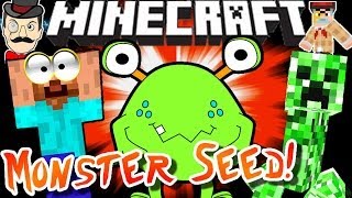 Minecraft MONSTER MOUNTAIN Seed for 1.7.2! Amazing!