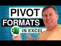 videos de MrExcel's Learn Excel #865 - Pivot Formats