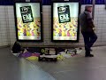 Busker Plays Dallas by Crazy Frog on London Underground.mp4