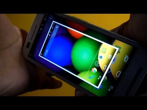 how to take screenshot in moto e