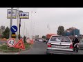 Skopje from the drivers perspective. A calm saturday afternoon.